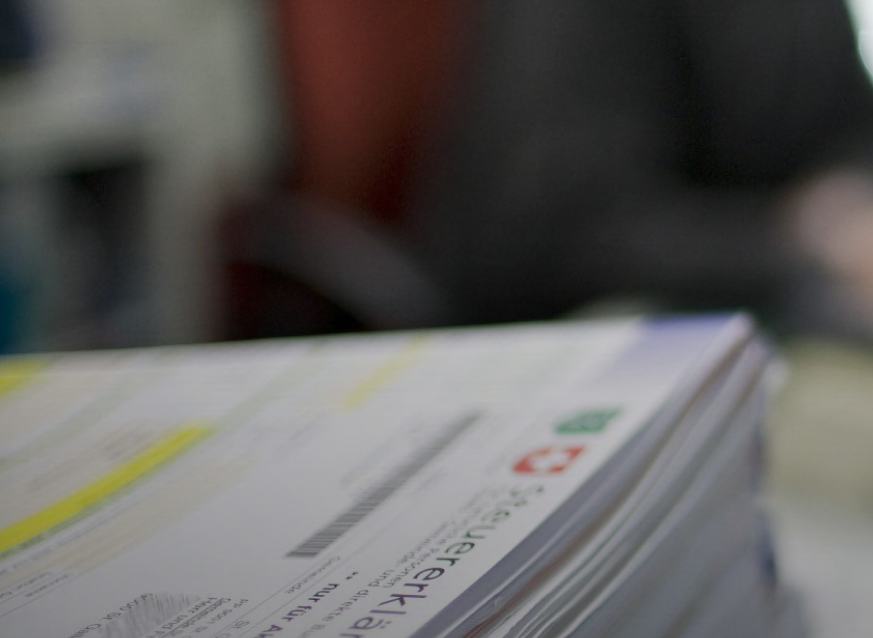 Symbolbild Steuerunterlagen